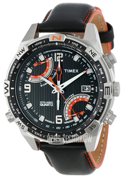Timex Intelligent Czarny/Skóra Ø44 mm T49867