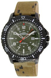 Timex Expedition Zielony/Skóra Ø44 mm T49965