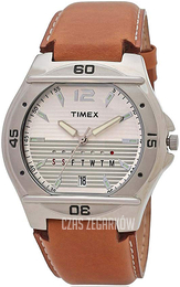 Timex Srebrny/Skóra Ø44.57 mm TW000EL10