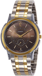 Timex Brązowy/Stal w odcieniu złota Ø40 mm TW000U307