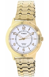Timex Biały/Stal w odcieniu złota Ø39 mm TW2P62000
