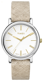 Timex Biały/Tkanina Ø33 mm TW2P63700