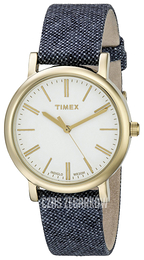 Timex Biały/Skóra Ø33 mm TW2P63800AB