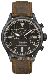 Timex Czarny/Skóra Ø42 mm TW2P64800