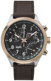 Timex Intelligent Czarny/Skóra Ø43 mm TW2P73400D7