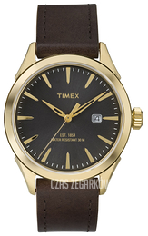 Timex Czarny/Skóra Ø39 mm TW2P77500