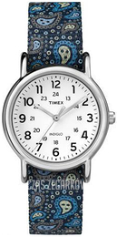Timex Weekender Biały/Tkanina Ø38 mm TW2P81100D7