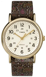 Timex Weekender Kremowy/Skóra Ø38 mm TW2P81200