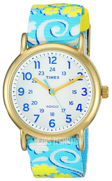 Timex Weekender Biały/Tkanina Ø37 mm TW2P90100