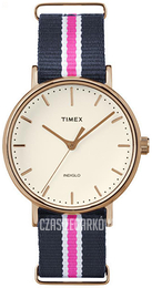 Timex Weekender Beżowy/Tkanina Ø41 mm TW2P91500D7