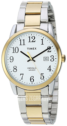 Timex Easy Reader Biały/Stal w odcieniu złota Ø38 mm TW2R23500