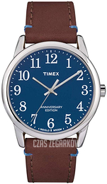 Timex Easy Reader Niebieski/Skóra Ø38 mm TW2R36000