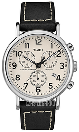 Timex Weekender Biały/Skóra Ø40 mm TW2R42800