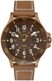 Timex Brązowy/Skóra Ø43 mm TW2R45700