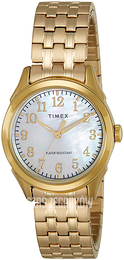 Timex Biały/Stal w odcieniu złota Ø27 mm TW2R48500