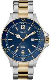 Timex Harborside Niebieski/Stal w odcieniu złota Ø42 mm TW2R64700