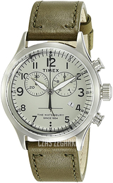 Timex Kremowy/Skóra Ø42 mm TW2R70800