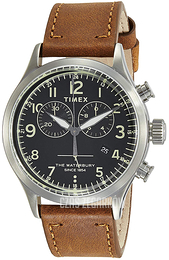 Timex Czarny/Skóra Ø42 mm TW2R70900