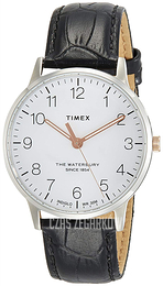 Timex Biały/Skóra Ø40 mm TW2R71300