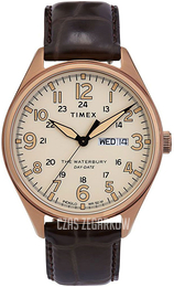 Timex Beżowy/Skóra Ø42 mm TW2R89200