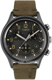 Timex Czarny/Skóra Ø41 mm TW2R96600