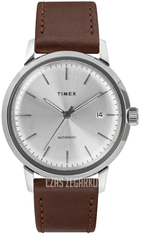 Timex Marlin Srebrny/Skóra Ø40 mm TW2T22700