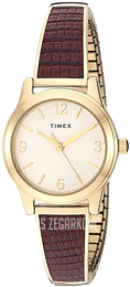 Timex Kremowy/Stal w odcieniu złota Ø25.5 mm TW2T31600