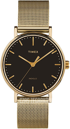 Timex Fairfield Czarny/Stal w odcieniu złota Ø36 mm TW2T36900
