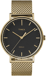 Timex Fairfield Czarny/Stal w odcieniu złota Ø41 mm TW2T37300