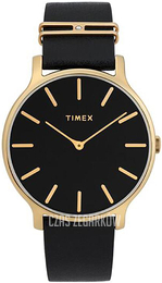 Timex Czarny/Skóra Ø38 mm TW2T45300