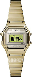 Timex Ekran LCD/Stal w odcieniu złota TW2T48000