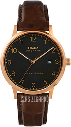 Timex The Waterbury Czarny/Skóra Ø40 mm TW2T70100