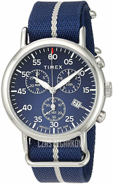 Timex Niebieski/Tkanina Ø40 mm TW2T73800