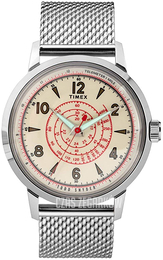Timex Kremowy/Stal Ø40 mm TW2T82100