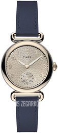 Timex Srebrny/Skóra Ø33 mm TW2T88200D7