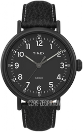 Timex Standard Czarny/Skóra Ø43 mm TW2T91000
