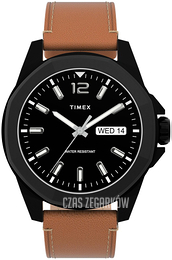 Timex Essex Avenue Czarny/Skóra Ø44 mm TW2U15100