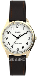 Timex Easy Reader Biały/Skóra Ø32 mm TW2U21800