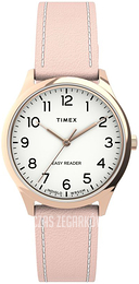 Timex Easy Reader Biały/Skóra Ø32 mm TW2U22000