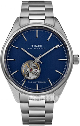Timex The Waterbury Niebieski/Stal Ø42 mm TW2U37800