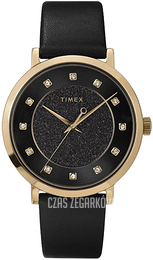 Timex Celestial Opulence Czarny/Skóra Ø38 mm TW2U41200