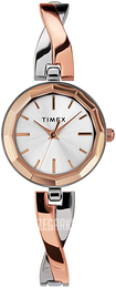 Timex Srebrny/Stal w kolorze różowego złota Ø26 mm TW2U69600