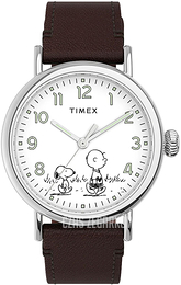 Timex Standard Biały/Skóra Ø40 mm TW2U71000