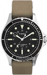Timex Navi Xl Czarny/Tkanina Ø41 mm TW2U90000