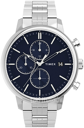 Timex Chicago Niebieski/Stal Ø45 mm TW2V01700