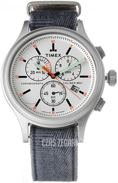 Timex Biały/Skóra Ø43 mm TW2V09400LG