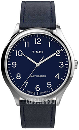 Timex Easy Reader Niebieski/Skóra Ø40 mm TW2V27900