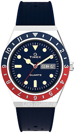 Timex Q Niebieski/Guma Ø38 mm TW2V32100