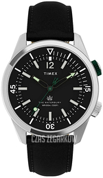 Timex The Waterbury Czarny/Skóra Ø41 mm TW2V49800