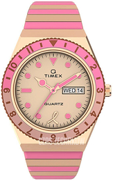 Timex Q Beżowy/Żywica z tworzywa sztucznego Ø36 mm TW2V52700